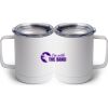 10 oz. White Stainless Steel Coffee Mug Thumbnail