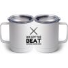 10 oz. White Stainless Steel Coffee Mug Thumbnail