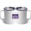 10 oz. White Stainless Steel Coffee Mug Thumbnail