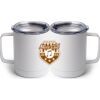 10 oz. White Stainless Steel Coffee Mug Thumbnail