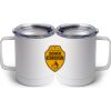 10 oz. White Stainless Steel Coffee Mug Thumbnail
