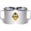 10 oz. White Stainless Steel Coffee Mug Thumbnail