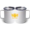 10 oz. White Stainless Steel Coffee Mug Thumbnail
