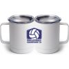 10 oz. White Stainless Steel Coffee Mug Thumbnail