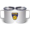 10 oz. White Stainless Steel Coffee Mug Thumbnail