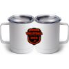 10 oz. White Stainless Steel Coffee Mug Thumbnail