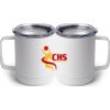10 oz. White Stainless Steel Coffee Mug Thumbnail