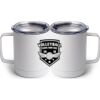 10 oz. White Stainless Steel Coffee Mug Thumbnail