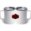 10 oz. White Stainless Steel Coffee Mug Thumbnail