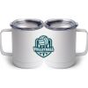 10 oz. White Stainless Steel Coffee Mug Thumbnail