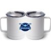 10 oz. White Stainless Steel Coffee Mug Thumbnail