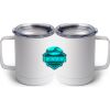 10 oz. White Stainless Steel Coffee Mug Thumbnail