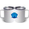 10 oz. White Stainless Steel Coffee Mug Thumbnail