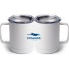 10 oz. White Stainless Steel Coffee Mug Thumbnail