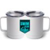 10 oz. White Stainless Steel Coffee Mug Thumbnail