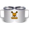 10 oz. White Stainless Steel Coffee Mug Thumbnail