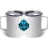 10 oz. White Stainless Steel Coffee Mug Thumbnail