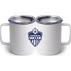 10 oz. White Stainless Steel Coffee Mug Thumbnail