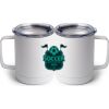 10 oz. White Stainless Steel Coffee Mug Thumbnail