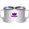 10 oz. White Stainless Steel Coffee Mug Thumbnail