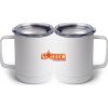 10 oz. White Stainless Steel Coffee Mug Thumbnail
