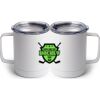 10 oz. White Stainless Steel Coffee Mug Thumbnail