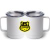 10 oz. White Stainless Steel Coffee Mug Thumbnail