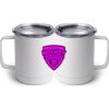 10 oz. White Stainless Steel Coffee Mug Thumbnail