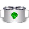 10 oz. White Stainless Steel Coffee Mug Thumbnail