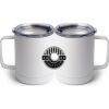 10 oz. White Stainless Steel Coffee Mug Thumbnail