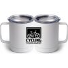 10 oz. White Stainless Steel Coffee Mug Thumbnail
