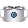 10 oz. White Stainless Steel Coffee Mug Thumbnail