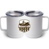 10 oz. White Stainless Steel Coffee Mug Thumbnail