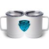 10 oz. White Stainless Steel Coffee Mug Thumbnail