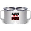 10 oz. White Stainless Steel Coffee Mug Thumbnail