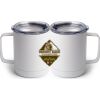 10 oz. White Stainless Steel Coffee Mug Thumbnail