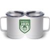 10 oz. White Stainless Steel Coffee Mug Thumbnail
