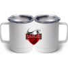 10 oz. White Stainless Steel Coffee Mug Thumbnail