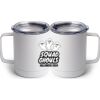 10 oz. White Stainless Steel Coffee Mug Thumbnail