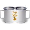 10 oz. White Stainless Steel Coffee Mug Thumbnail