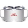 10 oz. White Stainless Steel Coffee Mug Thumbnail