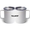 10 oz. White Stainless Steel Coffee Mug Thumbnail