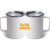 10 oz. White Stainless Steel Coffee Mug Thumbnail