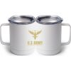 10 oz. White Stainless Steel Coffee Mug Thumbnail