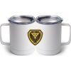 10 oz. White Stainless Steel Coffee Mug Thumbnail