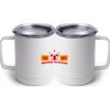 10 oz. White Stainless Steel Coffee Mug Thumbnail