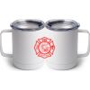 10 oz. White Stainless Steel Coffee Mug Thumbnail