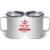 10 oz. White Stainless Steel Coffee Mug Thumbnail