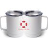 10 oz. White Stainless Steel Coffee Mug Thumbnail