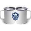 10 oz. White Stainless Steel Coffee Mug Thumbnail